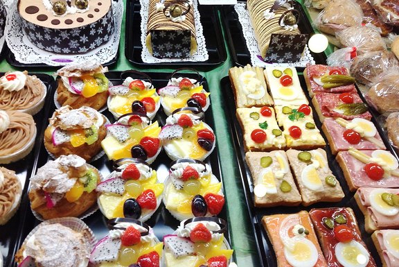 Konditorei-Produkte täglich zubereitet